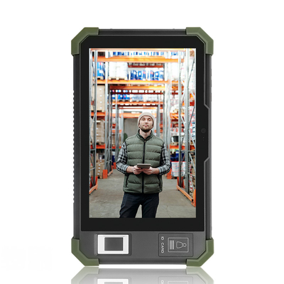 CER ROHS biometrische Funktion industrieller schroffer Tablet-Barcode-Scanner NFC