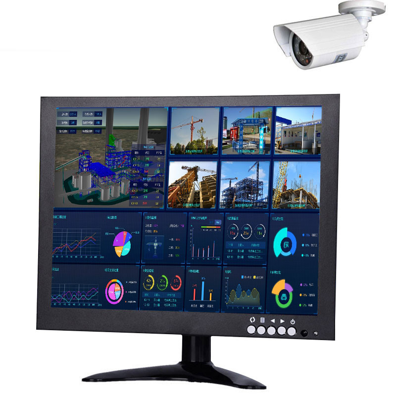 24VDC 10 Entschließung LCD-Anzeige des Zoll LCD-Auto-Monitor-300cd/m2 HDMI USB VGA HD