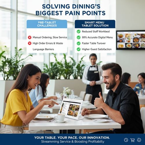 Aktueller Firmenfall über Reinventing Dining Efficiency with Restaurant Ordering Tablets in Dubai
