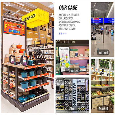 24 Zoll Ultra-Wide-Auflösung Stretched Bar Typ LCD Werbeanzeige Die perfekte Wahl für den Supermarkt Regal Einzelhandel