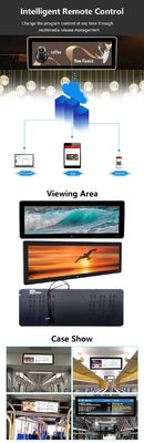 19 Zoll Wandmontierte Bar-Type Werbe-Maschine 1920x360 Android Tablet