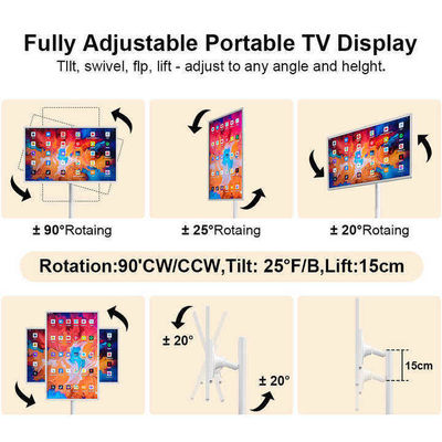 24 Zoll Stand By Me TV Innenraum Android 12 Werbung Digital Signage Portable Standing Smart TV