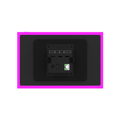 10.1-Zoll-Smart-Home-Tablet mit RK3566-CPU und vierseitiger LED-Lichtleiste - Wandmontierter Android-Steuerein