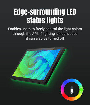 10.1 Zoll Wandmontiertes Smart Home Control Tablet Umgebungs-LED-Licht für ultimativen Komfort