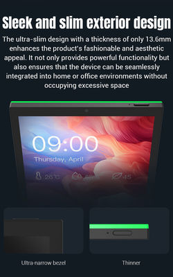 10.1 Zoll Wandmontiertes Smart Home Control Tablet Umgebungs-LED-Licht für ultimativen Komfort