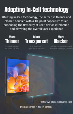 10.1 Zoll Wandmontiertes Smart Home Control Tablet Umgebungs-LED-Licht für ultimativen Komfort