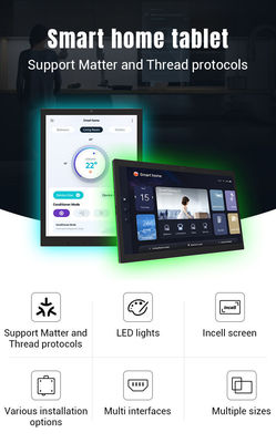 9,7 Zoll RK3399 PoE Power Smart Tablet mit IPS-Bildschirm für Smart Home Steuerung