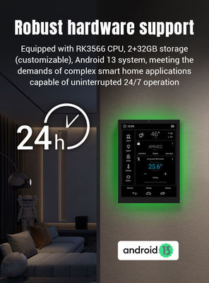 9,7 Zoll RK3399 PoE Power Smart Tablet mit IPS-Bildschirm für Smart Home Steuerung