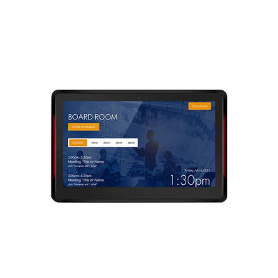 10.1 Zoll RK3399 2+16 GB Wandmontiertes Konferenzraum Tablet NFC POE Besprechungsraum Buchungssystem mit beiden Seiten Licht