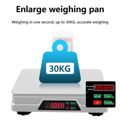 15,6+14 Zoll Dual-Touchscreen-POS-Terminal mit Waagschale, Barcode-Scanner und Thermodrucker für den Einzelhandel