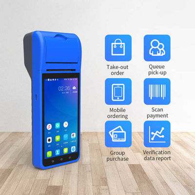 Smart NFC Mobile Payment Terminal 5,5 Zoll Tragbare POS-Maschine Intelligentes Handheld Smart Terminal mit Kamera Drucker
