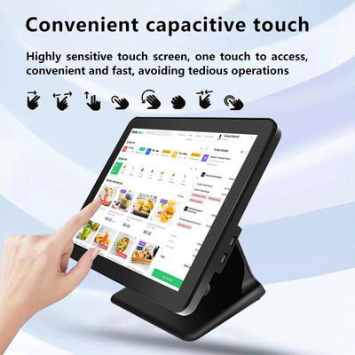 Neues Design 15 Zoll 60Hz Desktop Pos Terminal 8+256GB N100 CPU Einzelhandel Pos Kasse mit Drucker und Scanner