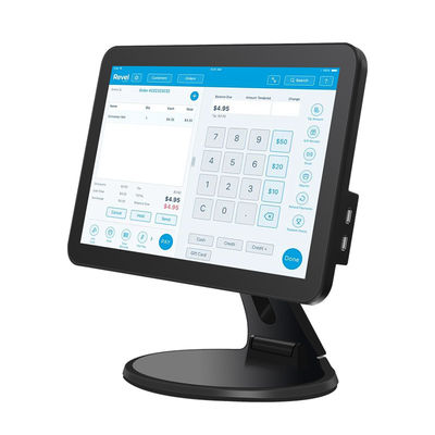 15,6-Zoll-Touchscreen-Desktop-POS-Terminal N2840 2+32 GB Einzelhandel-Kasse mit Scanner