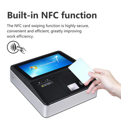 Thermal Transfer Printer Technologie 11,6 Zoll Android POS Kiosk für Supermarkt Restaurant 4GB 32GB NFC 58mm Touchscreen