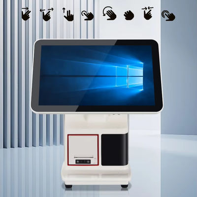 Android-Betriebssystem 15,6-Zoll-Dual-Touchscreen-POS-Gerät für Epos-Abrechnung und Registrierkasse in einem