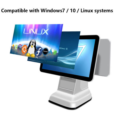 Produkt-Kasse-Terminal 15,6 Zoll Android-POS All-in-One-Supermarkt-Mini-Kasse mit Farbdruckerausgang