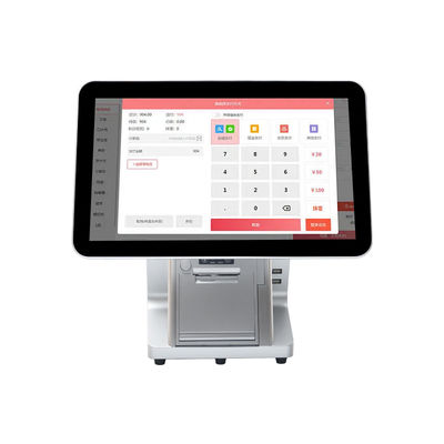 Win7/10 Android-kompatibel 15,6 Zoll Dual-Screen-POS-System-Monitor Dauerhafter IPS-Touch-Monitor für Supermarkt-Restaurant