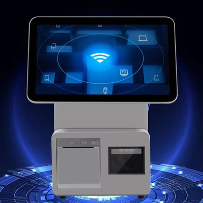Einzelhandel mit 15,6 Zoll Dual Touch Screen All in One-Terminal-Maschine mit Wärmeübertragungsdrucker-Technologie