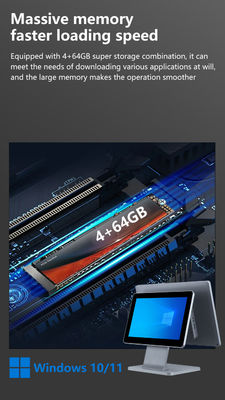 4GB DDR3 Speicher 15,6 Zoll Point-of-Sale POS-Terminal für Restaurants All-in-One Touch POS-Maschine Win POS-Systeme