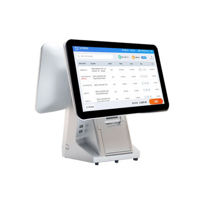 15.6' 14' Dual Screen Android Systems POS-Maschine mit Barzahlungsschub und All-in-One Touch Smart Software POS-Terminal
