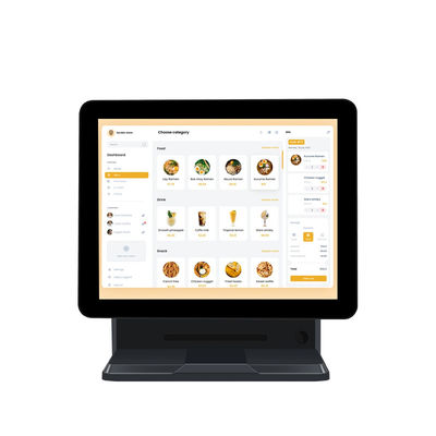 Fortgeschrittenes 15.6" Touchscreen POS-System mit Kundenanzeige-Software Zahlungsterminal Kassenrechner