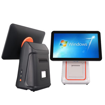 Einzelhandels-Restaurant-Rechnungsmaschine 15,6 Zoll Dual-Screen-POS-System mit Win-Betriebssystem und Android-POS