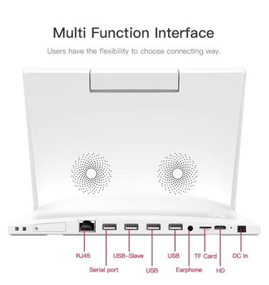 Desktop 10,1 Zoll L-Form Android Tablet PC WiFi NFC Touchscreen Quad-Core Smart Office Selbstbedienung Kiosk Geschäftsgebrauch