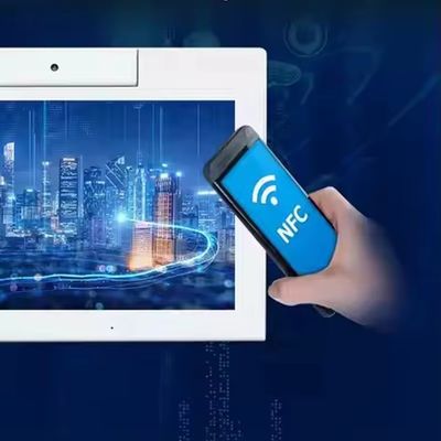 Desktop 10,1 Zoll L-Form Android Tablet PC WiFi NFC Touchscreen Quad-Core Smart Office Selbstbedienung Kiosk Geschäftsgebrauch