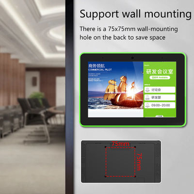 8-Zoll Wandmontiertes Android Tablet-PC mit 4-seitigen LED-Leuchten und POE NFC für Smart Home und Meetingraum-Buchung