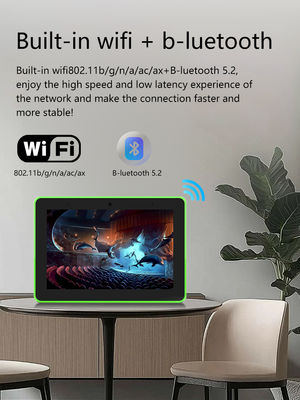 8-Zoll Wandmontiertes Android Tablet-PC mit 4-seitigen LED-Leuchten und POE NFC für Smart Home und Meetingraum-Buchung