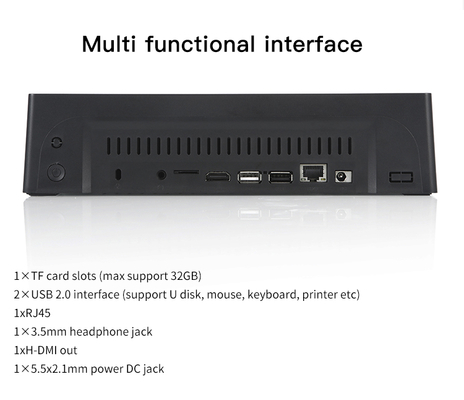 10,1 Zoll horizontaler Android-Desktop-Tablet-PC-Computer, Touchscreen, RJ45, POE-Stromversorgung, NFC-Leser, Industrie, Gewerbe, Front, Hotel, Restaurant, Einzelhandel, Schreibtischgebrauch