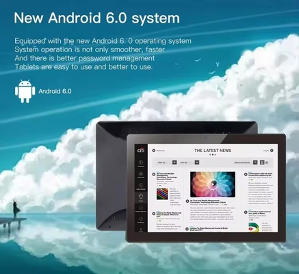 10.1 Zoll Wandmontage Werbeplakat Anzeige Digitale Beschilderung Android Tablet PC POE NFC Kamera Touchscreen für Einkaufszentren