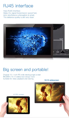 10.1 Zoll Wandmontage Werbeplakat Anzeige Digitale Beschilderung Android Tablet PC POE NFC Kamera Touchscreen für Einkaufszentren