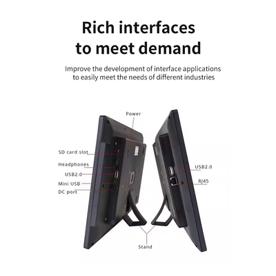 23.6 Zoll LCD-Videowand Digitale Werbeanzeige Anzeige Rockchip Quad-Core POE-Leistung NFC 4GB 32GB Touchscreen für Einzelhandelsgeschäfte