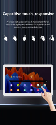 Wandmontierte 24 Zoll Android 12 Tablet PC POE NFC LCD Touchscreen Werbeanzeige Digital Signage Werbevideo-Player