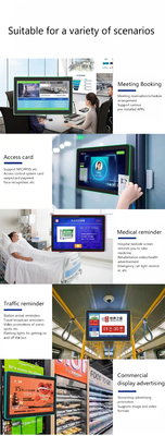 8 Zoll Wandmontage Business Touchscreen POE NFC Android Tablet PC mit LED-Licht Digital Signage Display Konferenzraumbuchungssystem