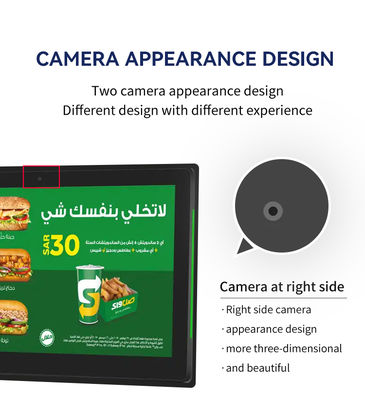 101 Zoll Wandmontage Business Android Tablet PC mit LED-Lichtleiste Konferenzplanungsanzeige