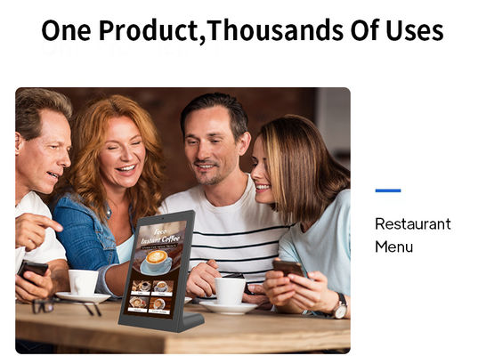 13,3 Zoll RK3568 L-förmiger Android-Desktop-Tablet-PC POE Business-Kiosk-Restaurant-Bestellsystem