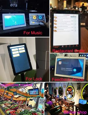 8 Zoll L-förmiger Geschäftskiosk Touchscreen Android Tablet PC Kundendienst Feedback für Hotelrestaurant