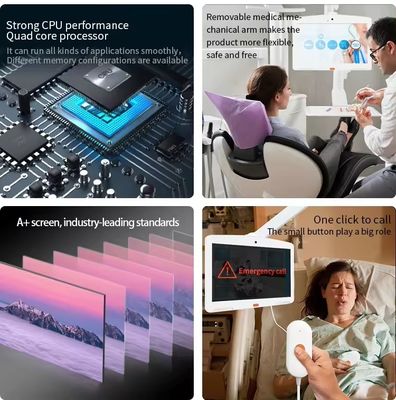 Wandhalterung 13,3 Zoll 1080p Gesundheitswesen WLAN SIM-Karte Solt Android Tablet PC Schwesternrufsystem für Krankenhäuser