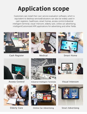 Wandmontage 32 Zoll Digital Signage Werbeanzeige Android Tablet PC POE NFC WiFi Funktion