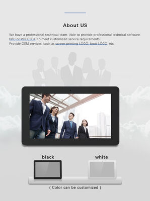 Wandmontage 32 Zoll Digital Signage Werbeanzeige Android Tablet PC POE NFC WiFi Funktion