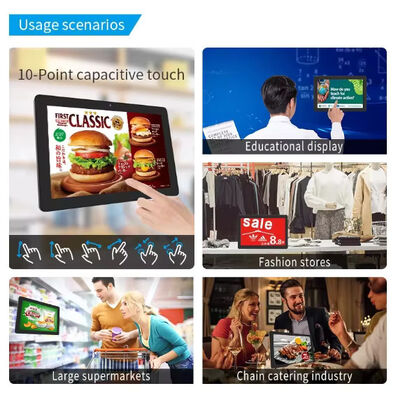 24-Zoll Wandmontage Digitales Menüboard mit RK3566 Android Plattform für Restaurants und Cafés