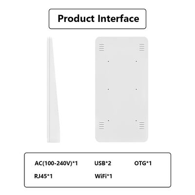 32 Zoll Android 14 Indoor SDK Wandmontage KI Digital Signage Werbung Touchscreen Poster Anzeige Virtueller Mensch Shop Hote