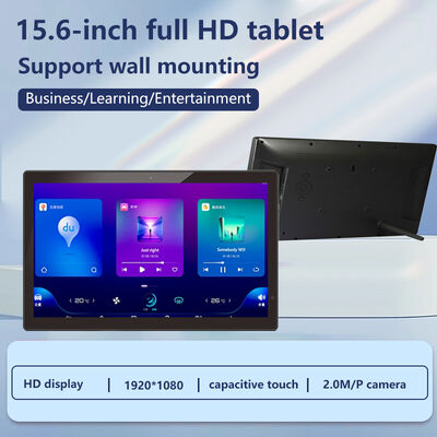 Wandhalterung 15,6 Zoll 1080p IPS Win 10 OS Tablet PC POE NFC RJ45 Wi-Fi Touchscreen Business Werbe-Display