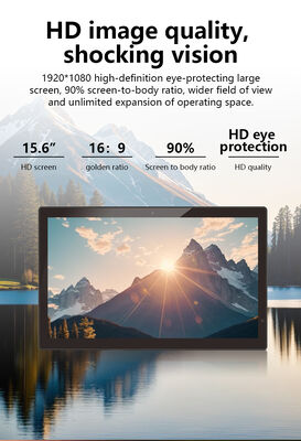 Wandhalterung 15,6 Zoll 1080p IPS Win 10 OS Tablet PC POE NFC RJ45 Wi-Fi Touchscreen Business Werbe-Display