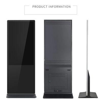 43 Zoll Bodenstehender Digital Signage LCD Werbedisplay Touchscreen Smart Kiosk Poster Player für Einkaufszentren