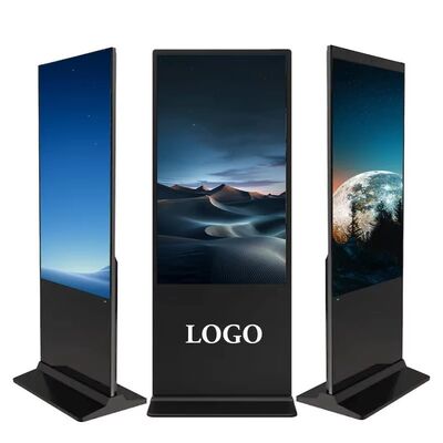 43 Zoll Bodenstehender Digital Signage LCD Werbedisplay Touchscreen Smart Kiosk Poster Player für Einkaufszentren