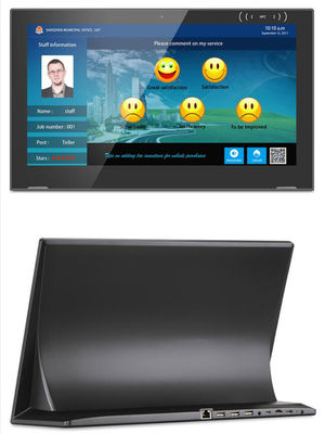 15.6-Zoll-SEO NFC-Tablett Rockchip L-förmige Android 11 Restaurant-Menü Tablet