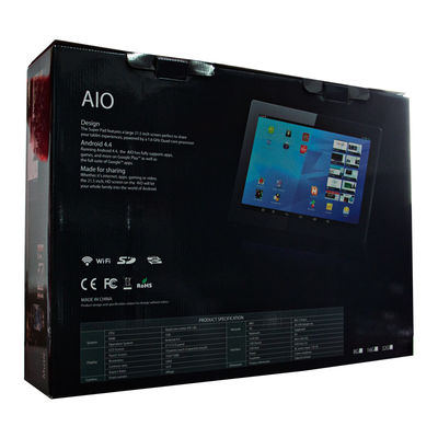18.5 Zoll IPS-Bildschirm All-in-One Touch-Bildschirm PC mit 1,80 GHz Quad-Core-Prozessor und 10-Punkte-kapazitiven Touch